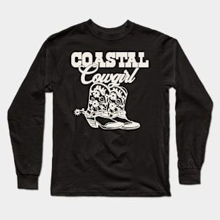 Coastal Cowgirl Shirt, Trendy Beach Shirt, Cowgirl Summer Aesthetic, Shirt for teens, Hoodie Long Sleeve T-Shirt